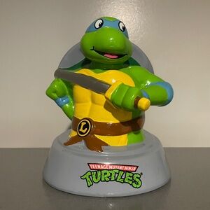 2015 Teenage Mutant Ninja Turtles Leonardo Ceramic Piggy Bank